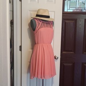 Lily Rose Coral Dress Size M